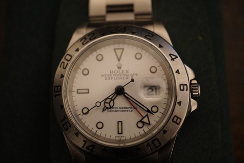 Rolex explorer white - white, dial