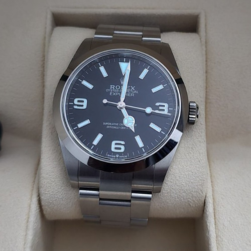 Rolex explorer 40mm black - explorer,