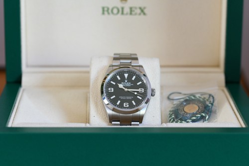Rolex explorer 36mm stainless - explorer,