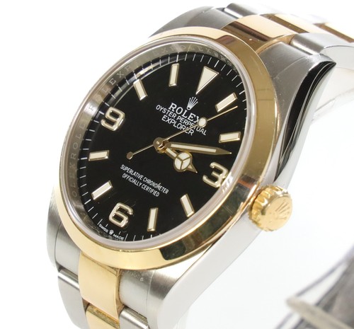 Rolex explorer 36mm - rolex, two-tone