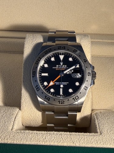 Rolex explorer black dial - rolex,